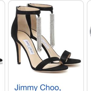 Like brand new. Jimmy Choo 100mm embellished heel